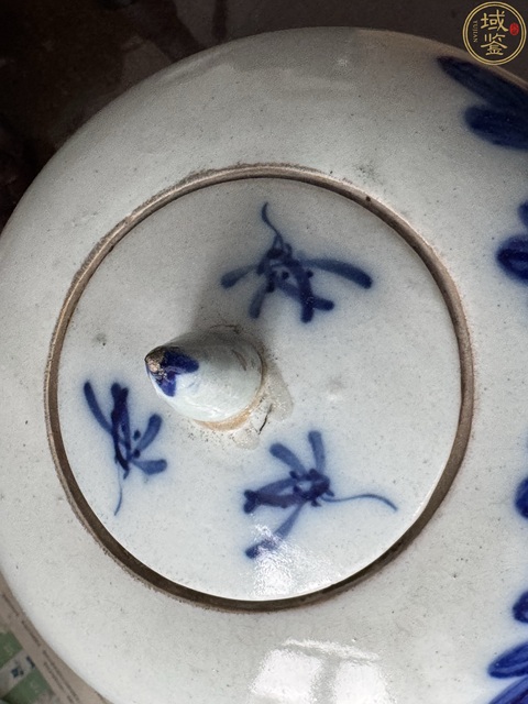 古玩陶瓷民國磁州窯系青花罐真品鑒賞圖