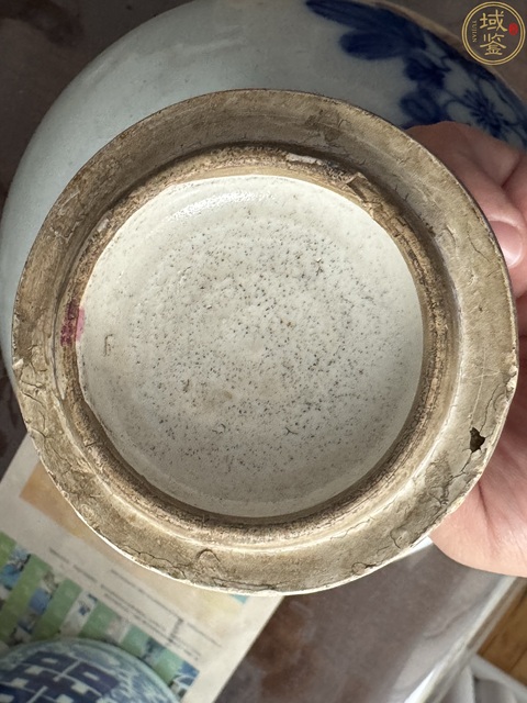 古玩陶瓷民國磁州窯系青花罐真品鑒賞圖