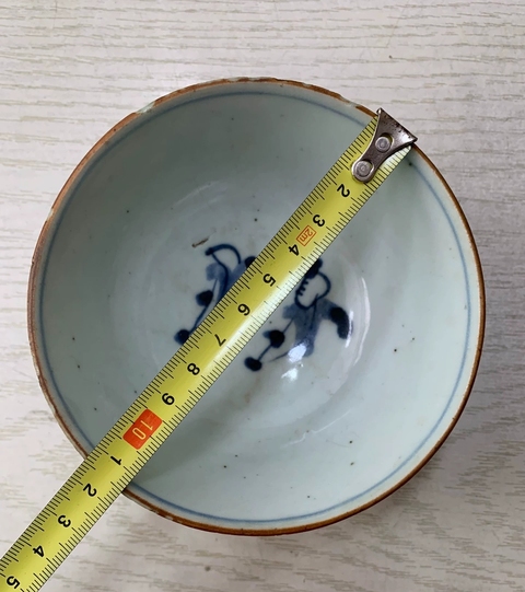 古玩陶瓷青花嬰戲圖茶碗真品鑒賞圖