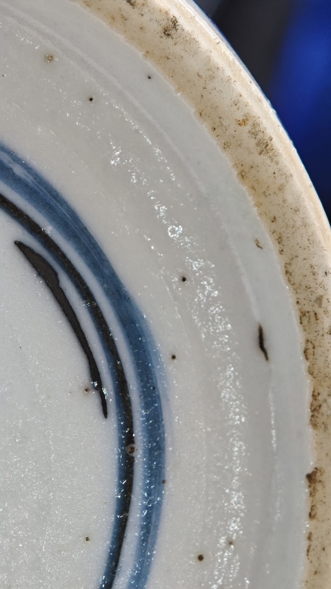 古玩陶瓷晚清青花冰梅罐真品鑒賞圖
