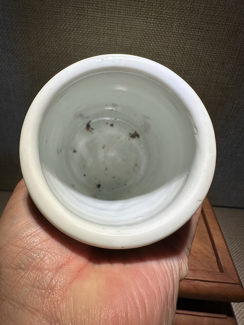 古玩陶瓷粉彩筆筒真品鑒賞圖
