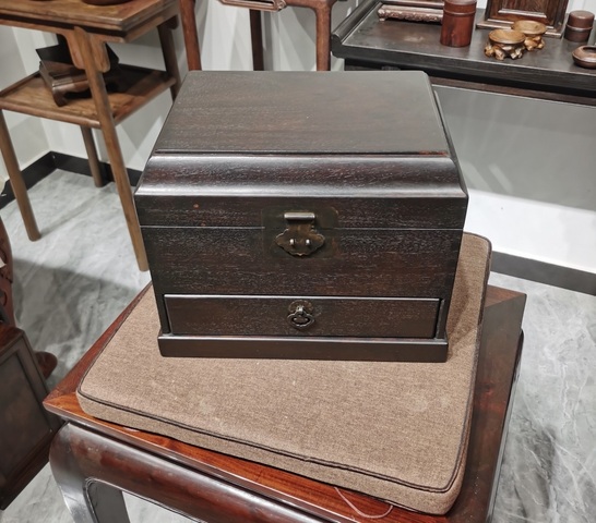古玩雜項木箱真品鑒賞圖