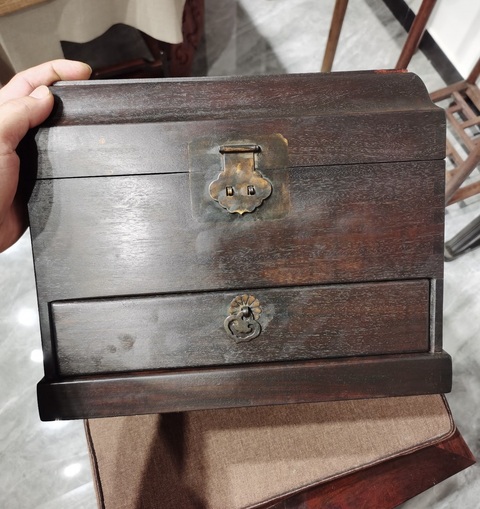 古玩雜項木箱真品鑒賞圖