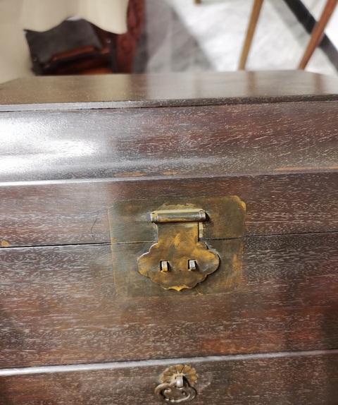古玩雜項木箱真品鑒賞圖