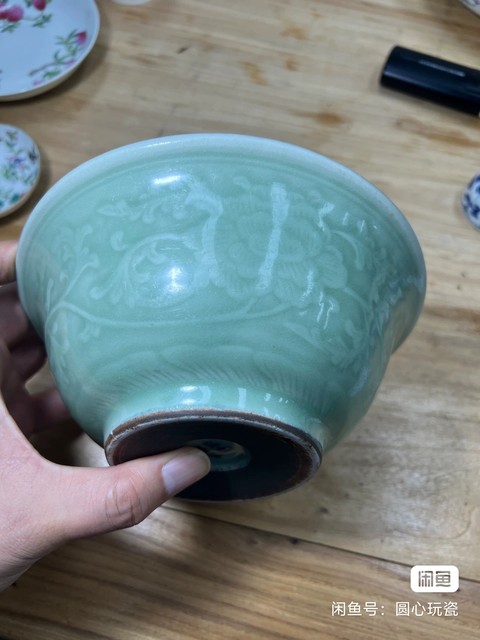古玩陶瓷青釉碗真品鑒賞圖