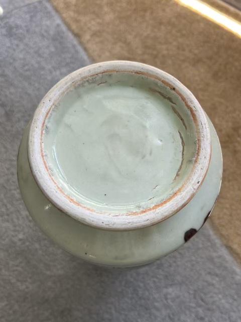 古玩陶瓷青花釉里紅瓶真品鑒賞圖