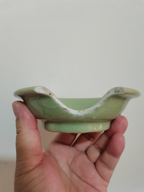 古玩陶瓷龍泉青瓷洗真品鑒賞圖