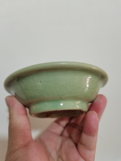 古玩陶瓷龍泉青瓷洗真品鑒賞圖