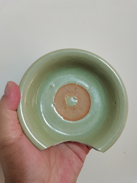 古玩陶瓷龍泉青瓷洗真品鑒賞圖