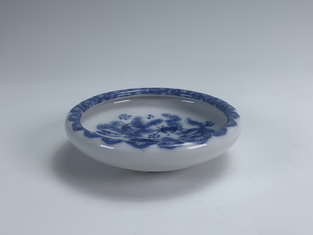 古玩陶瓷民國·青花魚藻紋洗拍賣，當前價格3116元