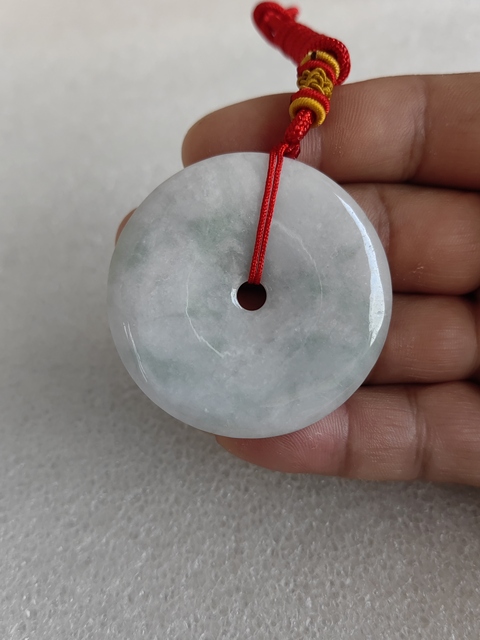 古玩玉器天然翡翠“平安扣”拍賣,當前價格298元