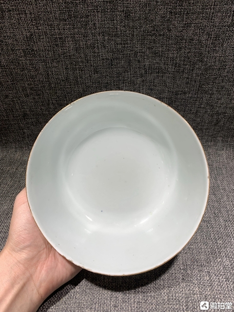 古玩陶瓷民國 粉彩花卉紋大碗真品鑒賞圖