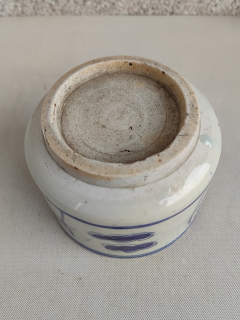 古玩陶瓷青花花卉紋香爐拍賣,當前價格350元