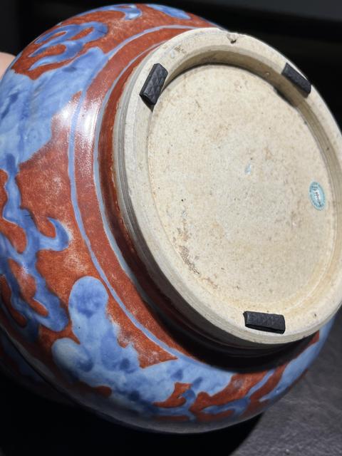 古玩陶瓷龍紋香爐真品鑒賞圖