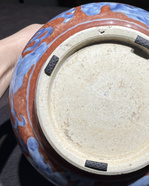古玩陶瓷龍紋香爐真品鑒賞圖