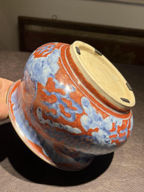 古玩陶瓷龍紋香爐真品鑒賞圖