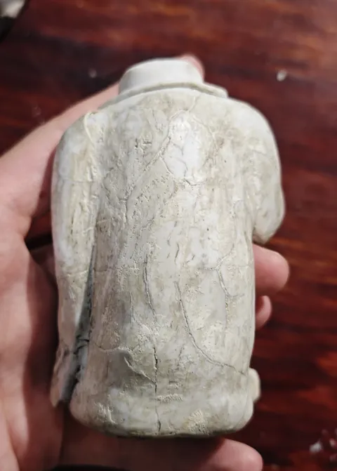 古玩陶瓷湖田窯生瓷雕塑真品鑒賞圖