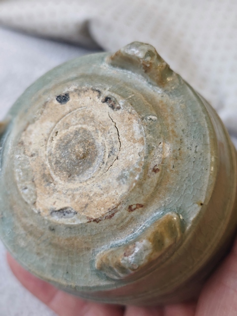 古玩陶瓷龍泉窯青瓷爐真品鑒賞圖