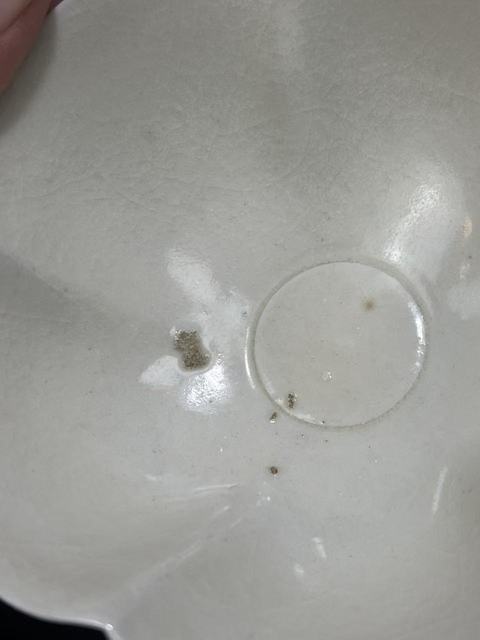 古玩陶瓷青白釉花口盞真品鑒賞圖