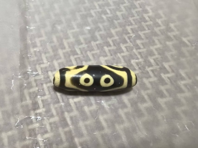古玩玉器料器天珠真品鑒賞圖