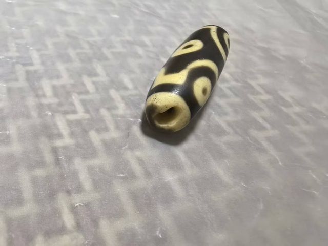 古玩玉器料器天珠真品鑒賞圖