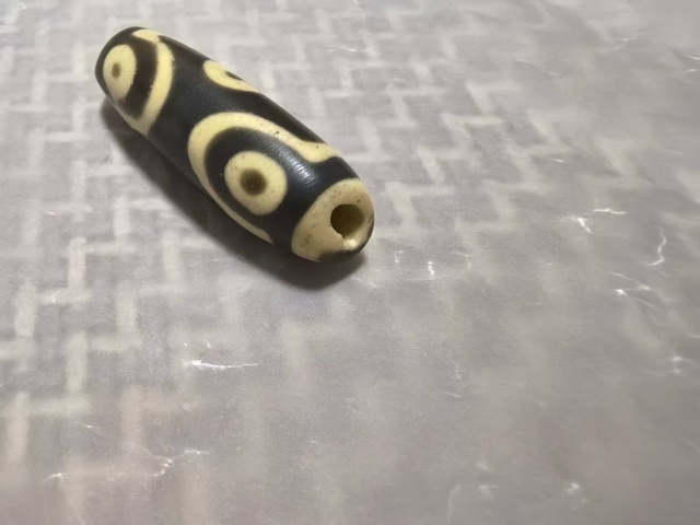 古玩玉器料器天珠真品鑒賞圖