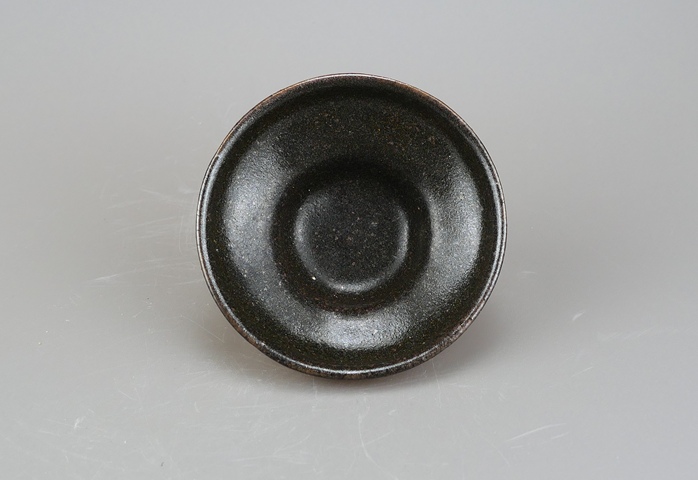 古玩陶瓷吉州窯黑釉茶盞真品鑒賞圖