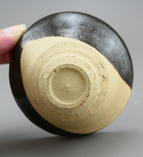 古玩陶瓷吉州窯黑釉茶盞真品鑒賞圖