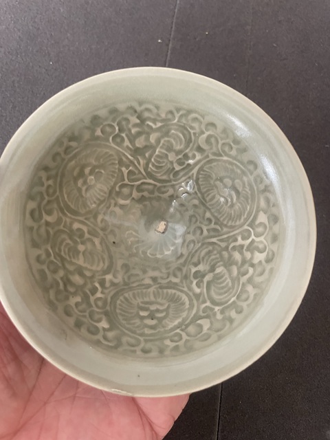 古玩陶瓷耀州窯團菊盞拍賣,當前價格24000元