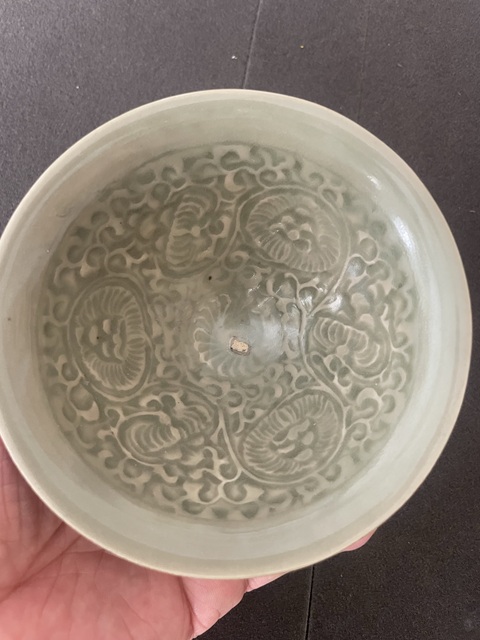 古玩陶瓷耀州窯團菊盞拍賣,當前價格24000元
