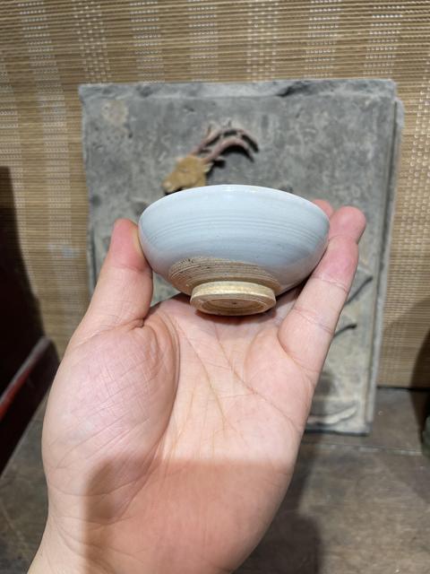 古玩陶瓷元代.卵白釉茶碗拍賣,當前價格1500元