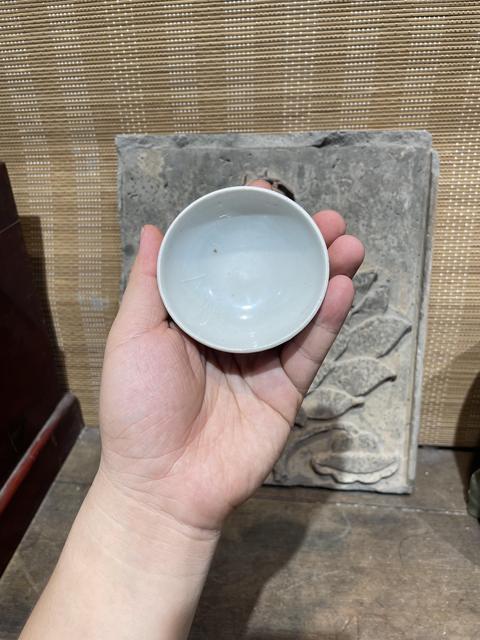 古玩陶瓷元代.卵白釉茶碗拍賣,當前價格1500元