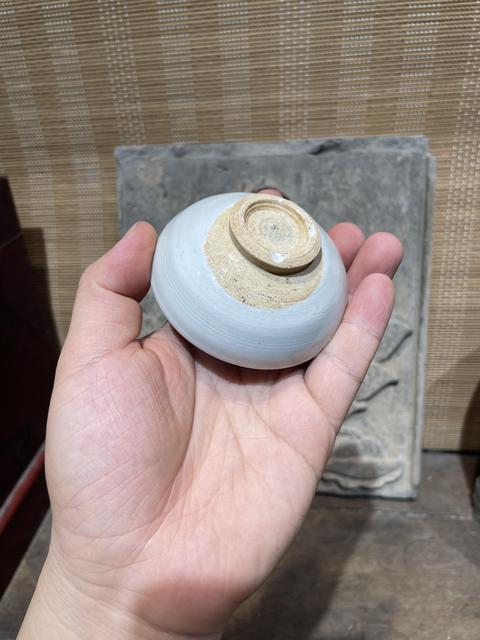 古玩陶瓷元代.卵白釉茶碗拍賣,當前價格1500元