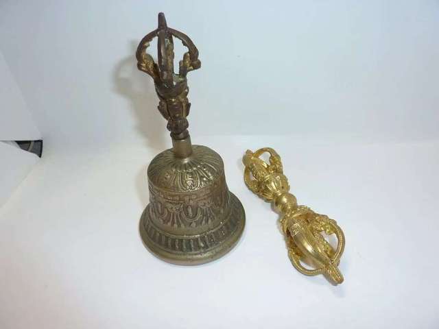 古玩銅器金剛鈴真品鑒賞圖