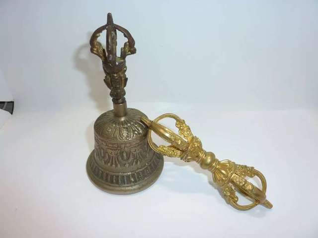 古玩銅器金剛鈴真品鑒賞圖
