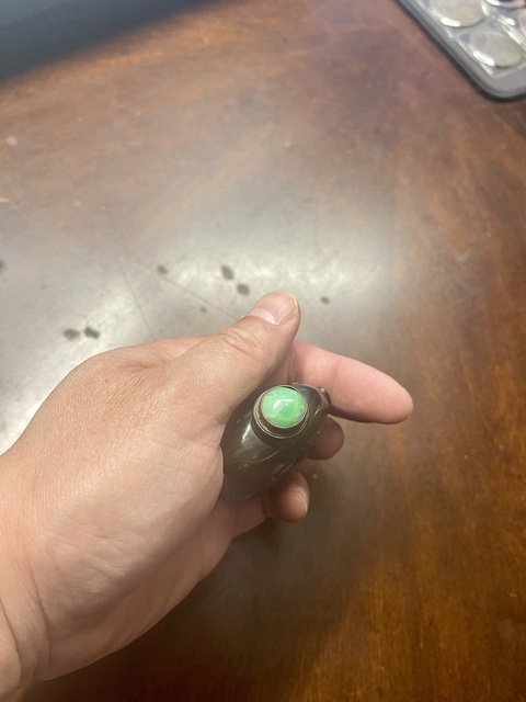 古玩玉器老料子鼻煙壺真品鑒賞圖