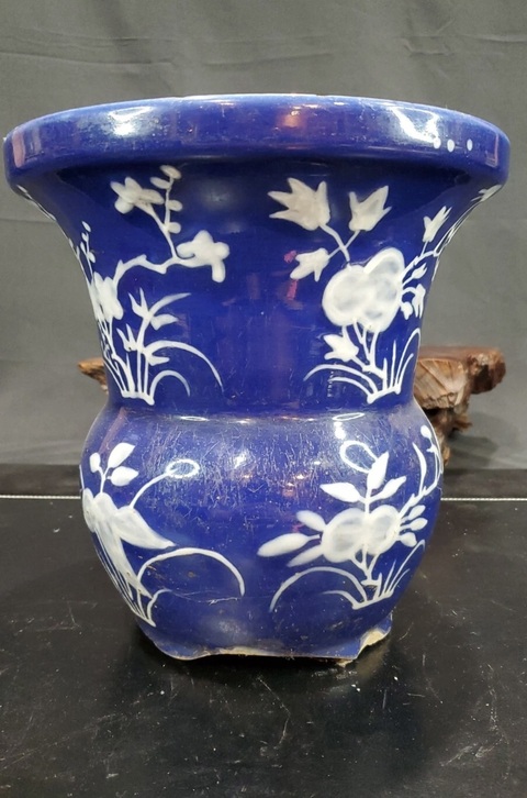 古玩陶瓷花觚真品鑒賞圖