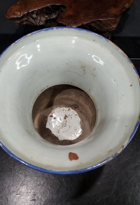 古玩陶瓷花觚真品鑒賞圖