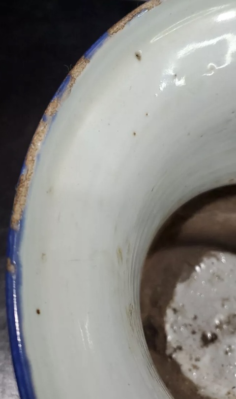 古玩陶瓷花觚真品鑒賞圖