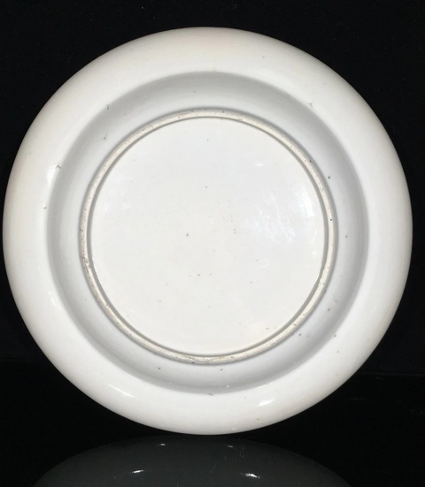 古玩陶瓷粉彩龍紋折沿盤真品鑒賞圖