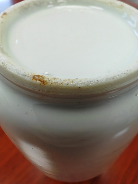 古玩陶瓷晚清白釉瓶真品鑒賞圖