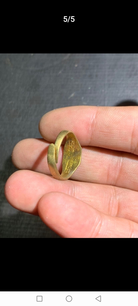 古玩銅器戒指真品鑒賞圖