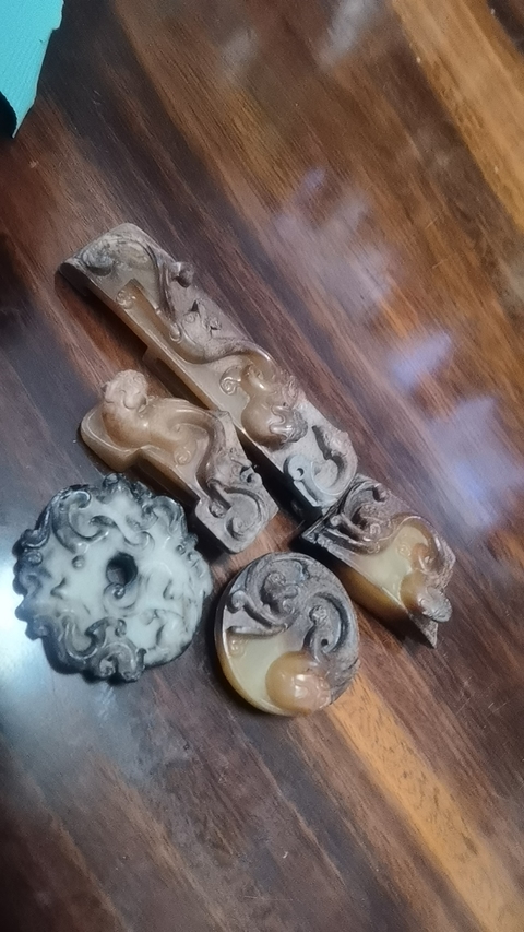 古玩玉器做舊仿古“玉劍具”真品鑒賞圖