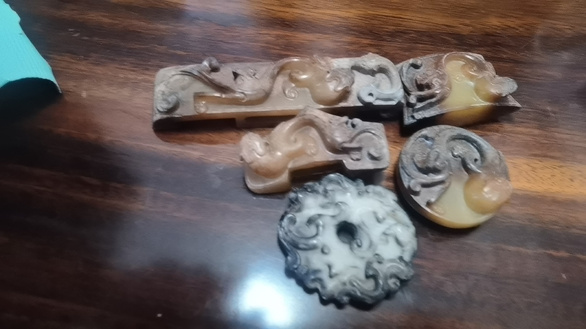 古玩玉器做舊仿古“玉劍具”真品鑒賞圖