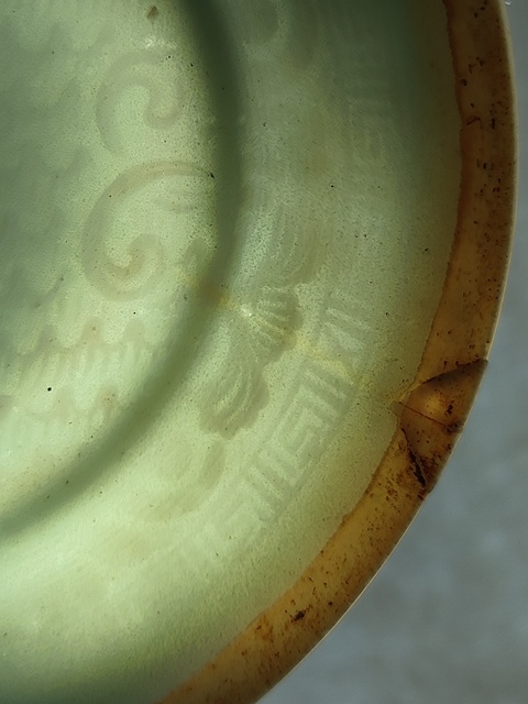 古玩陶瓷湖田窯雙魚洗真品鑒賞圖