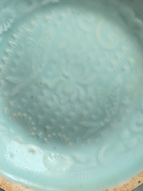古玩陶瓷湖田窯雙魚洗真品鑒賞圖