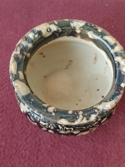 古玩陶瓷吉州窯窯變釉香爐真品鑒賞圖