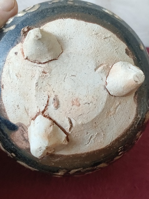 古玩陶瓷吉州窯窯變釉香爐真品鑒賞圖