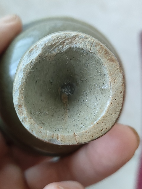 古玩陶瓷龍泉青瓷高足杯拍賣，當前價格2000元