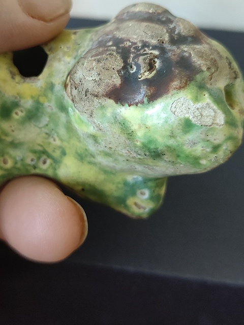 古玩陶瓷綠釉褐彩虎形水滴拍賣,當(dāng)前價格2600元